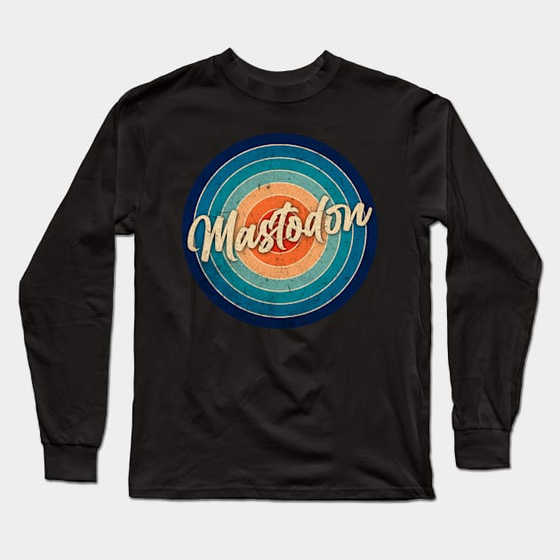 Graphic Mastodon Name Birthday Vintage Style Called Quest Long Sleeve T-Shirt by Gorilla Animal